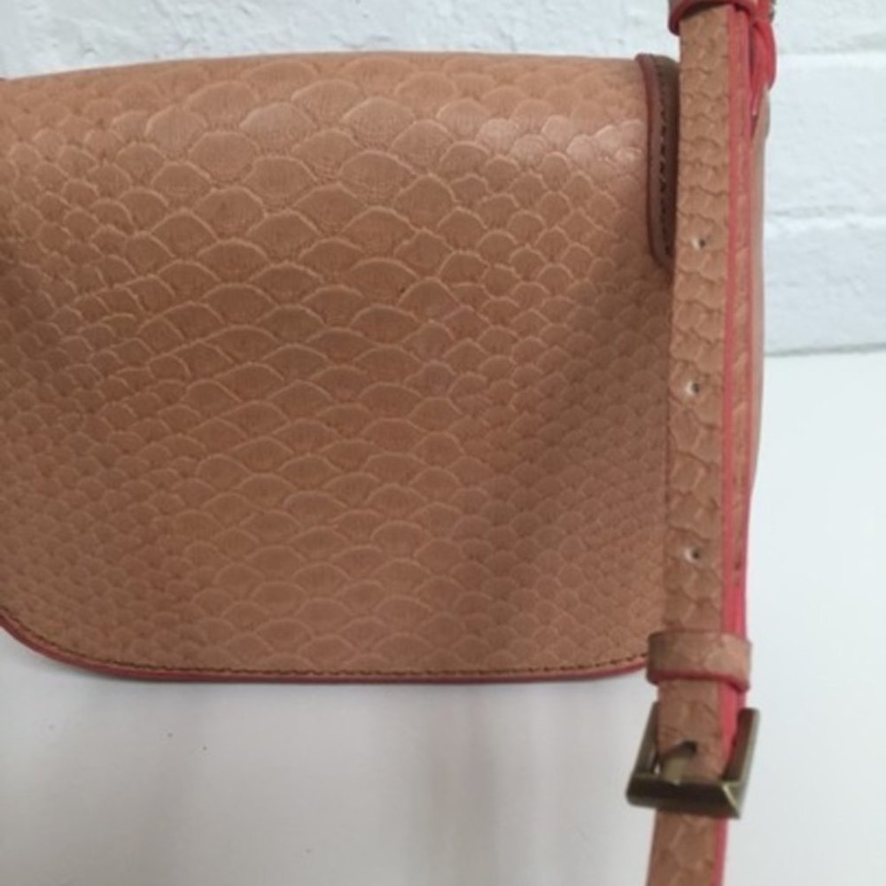 Rachel Roy Natural Native Beige Python Crossbody - image 5